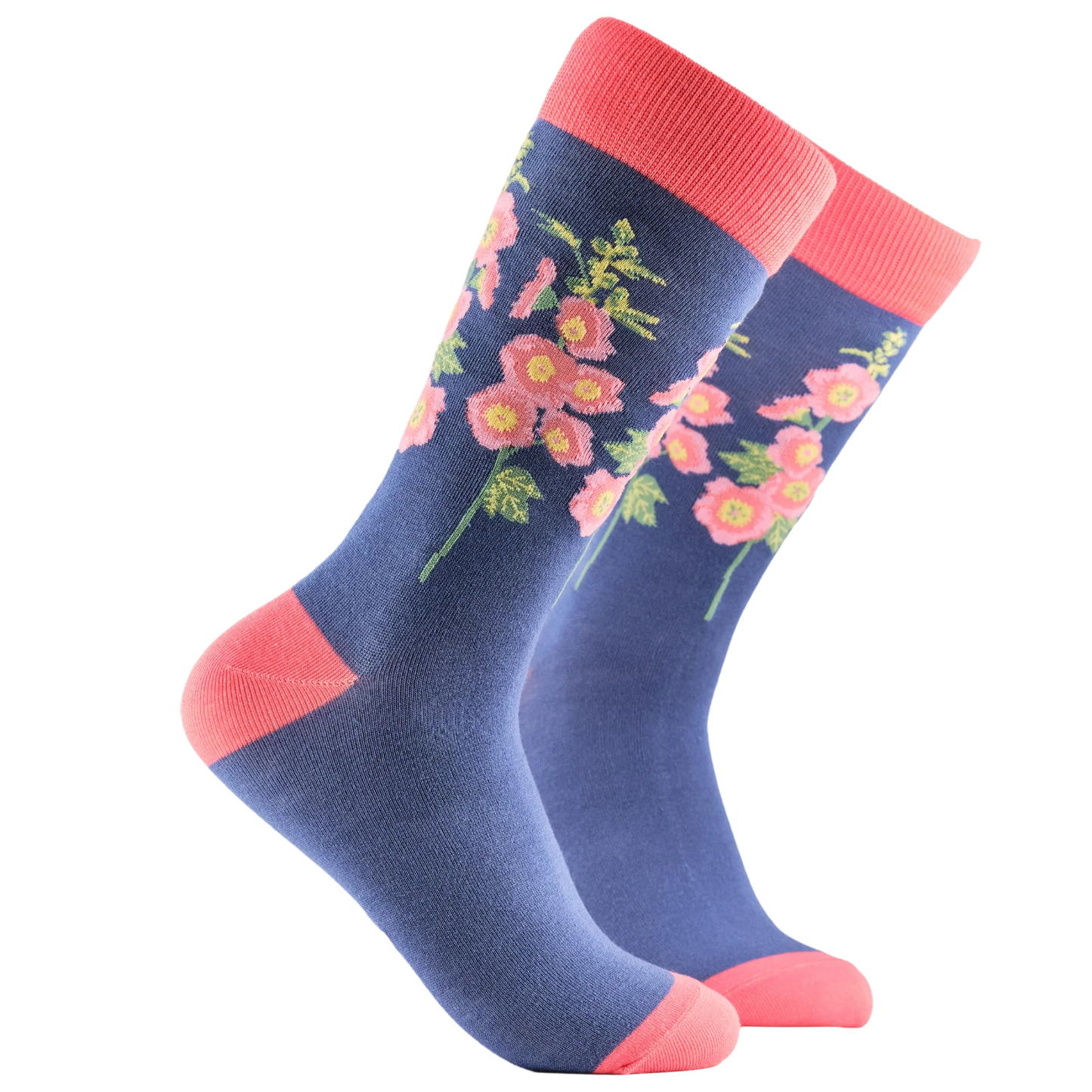 Soctopus Hollyhocks Bamboo Socks