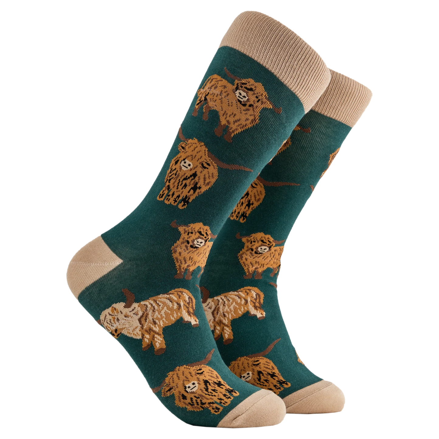 Soctopus Highland Cow Socks