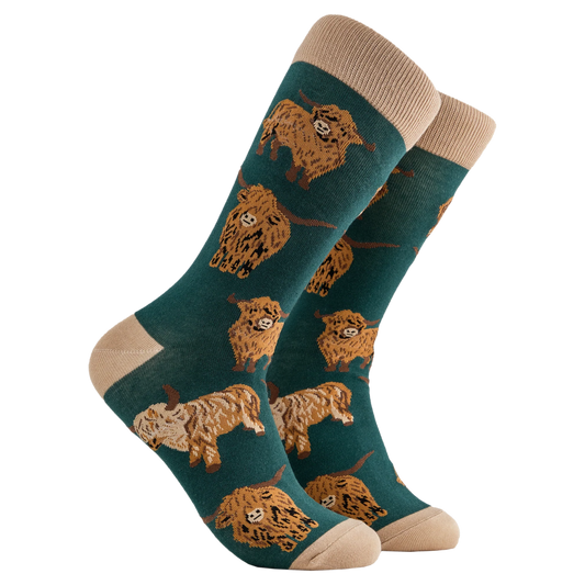 Soctopus Highland Cow Socks