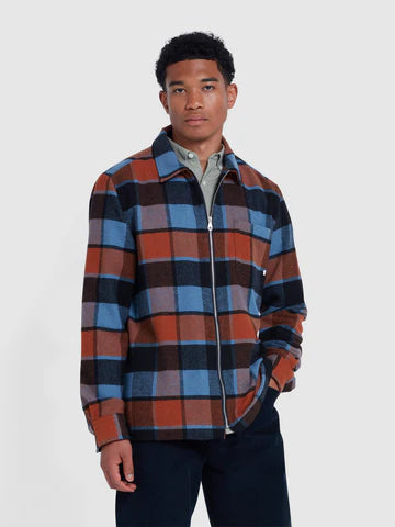 Farah Fulbright Checked Overshirt