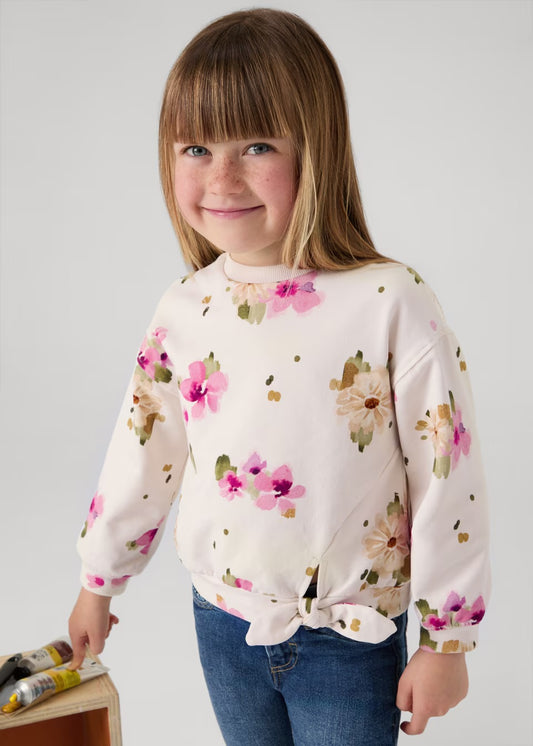 Mayoral Girls Floral Jumper 4481