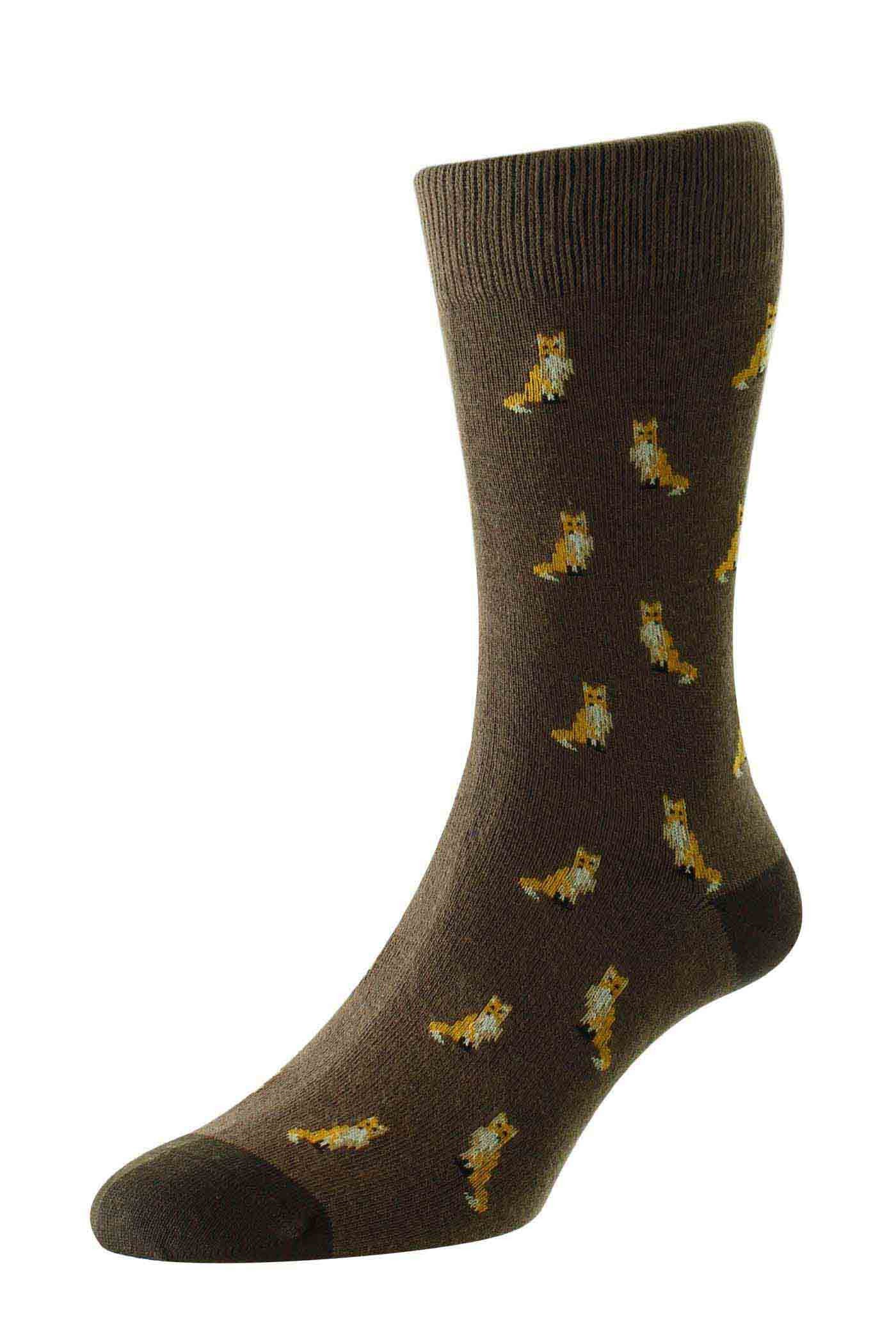 HJ Hall Fox Cotton Socks