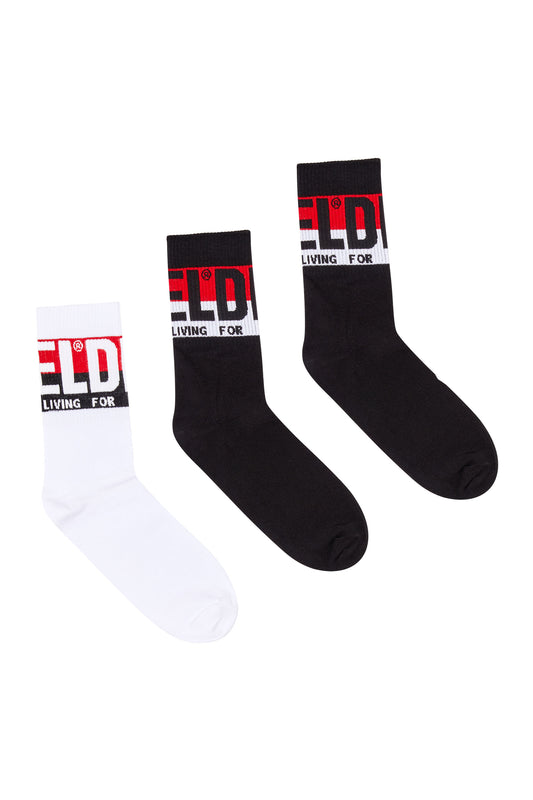 Diesel SKM-RAY Three Pack Socks