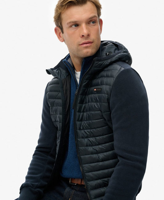 Superdry Hood Storm Fleece Hybrid Jacket
