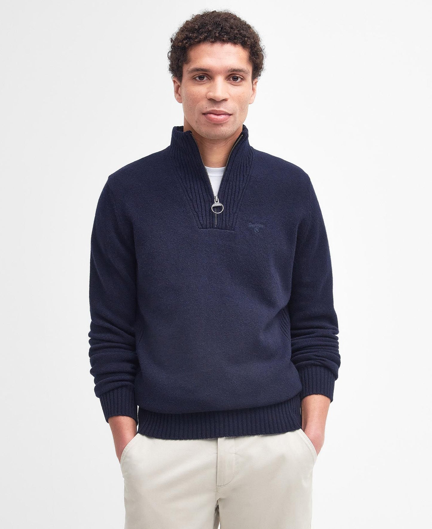 Barbour Essential Lambswool Half Zip