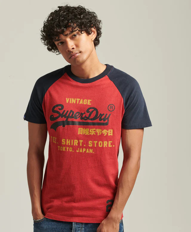 Superdry Vintage VL Heritage Raglan T-Shirt