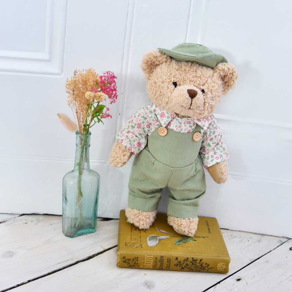 Powell Craft Teddy With Dungarees