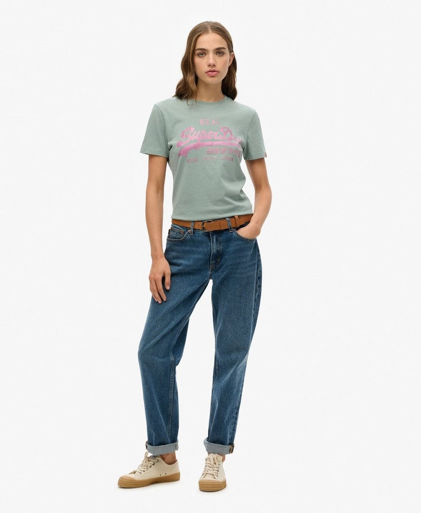 Superdry VL Rhinestone Slim T-Shirt