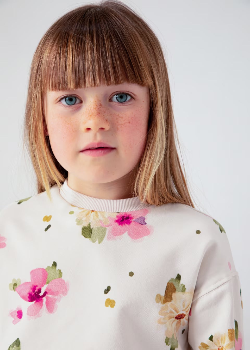 Mayoral Girls Floral Jumper 4481