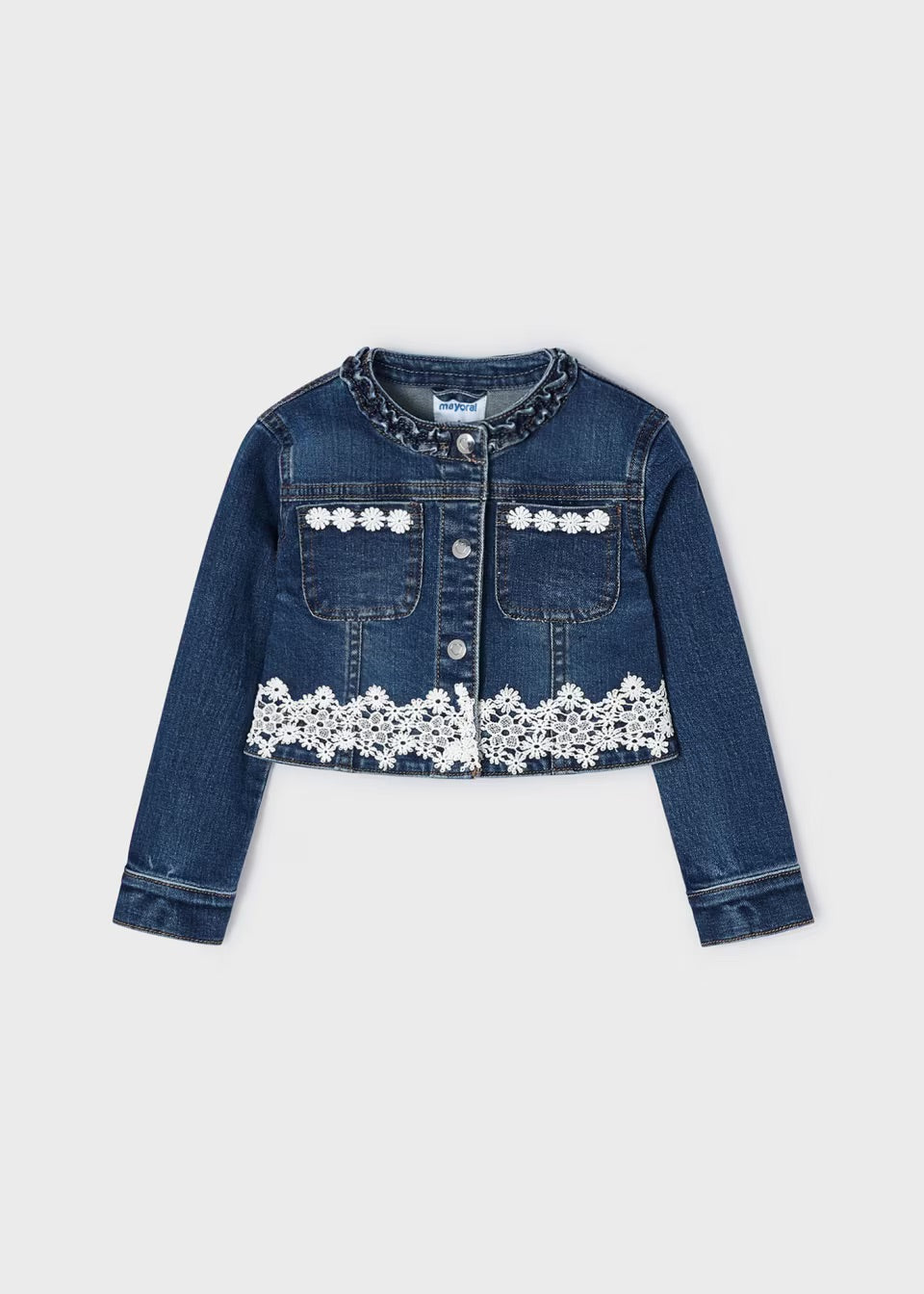 Mayoral Girls Fantasy Denim Jacket 3475