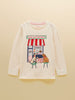 Joules Ava Applique Long Sleeve Top