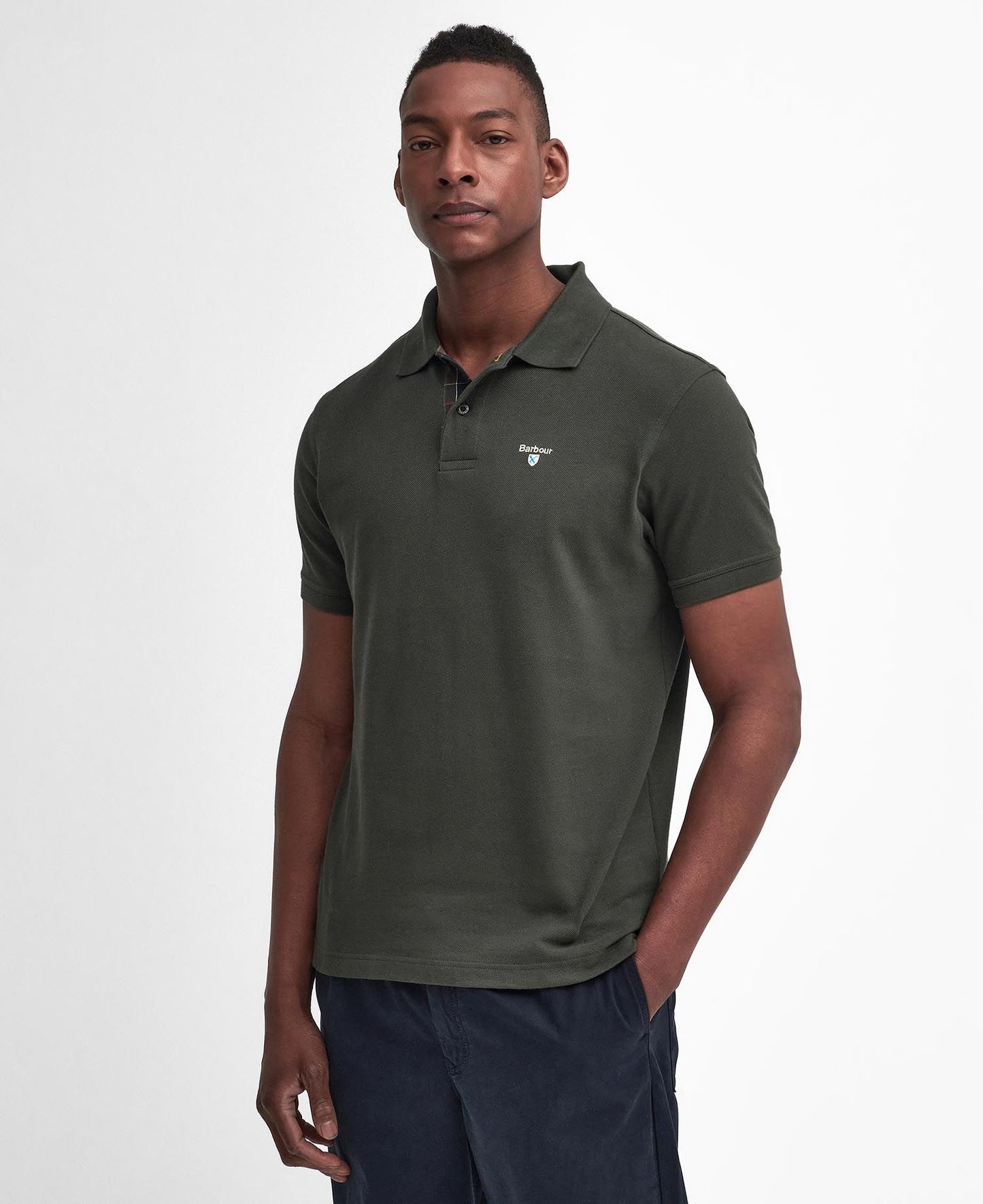 Barbour Tartan Pique Polo