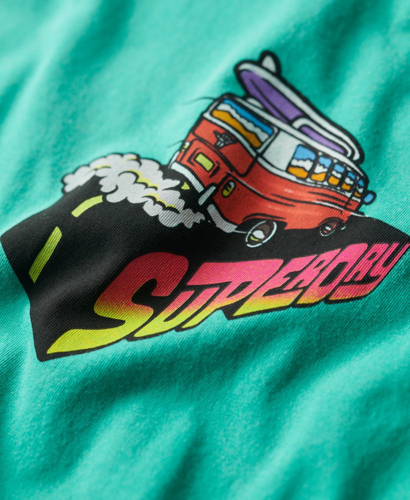 Superdry Neon Travel Chest Loose T-Shirt