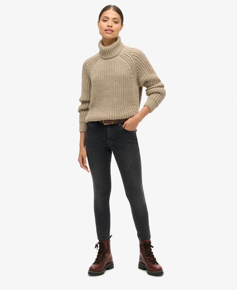 Superdry Slouchy Stitch Knit Roll Neck Knit