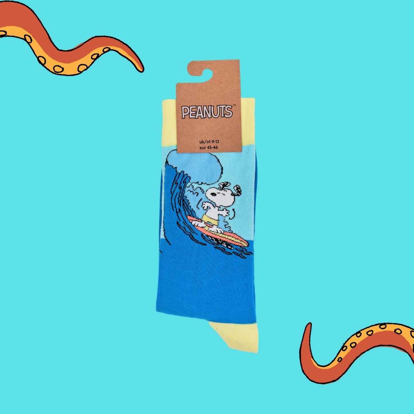 Soctopus Snoopy Surf's Up Socks