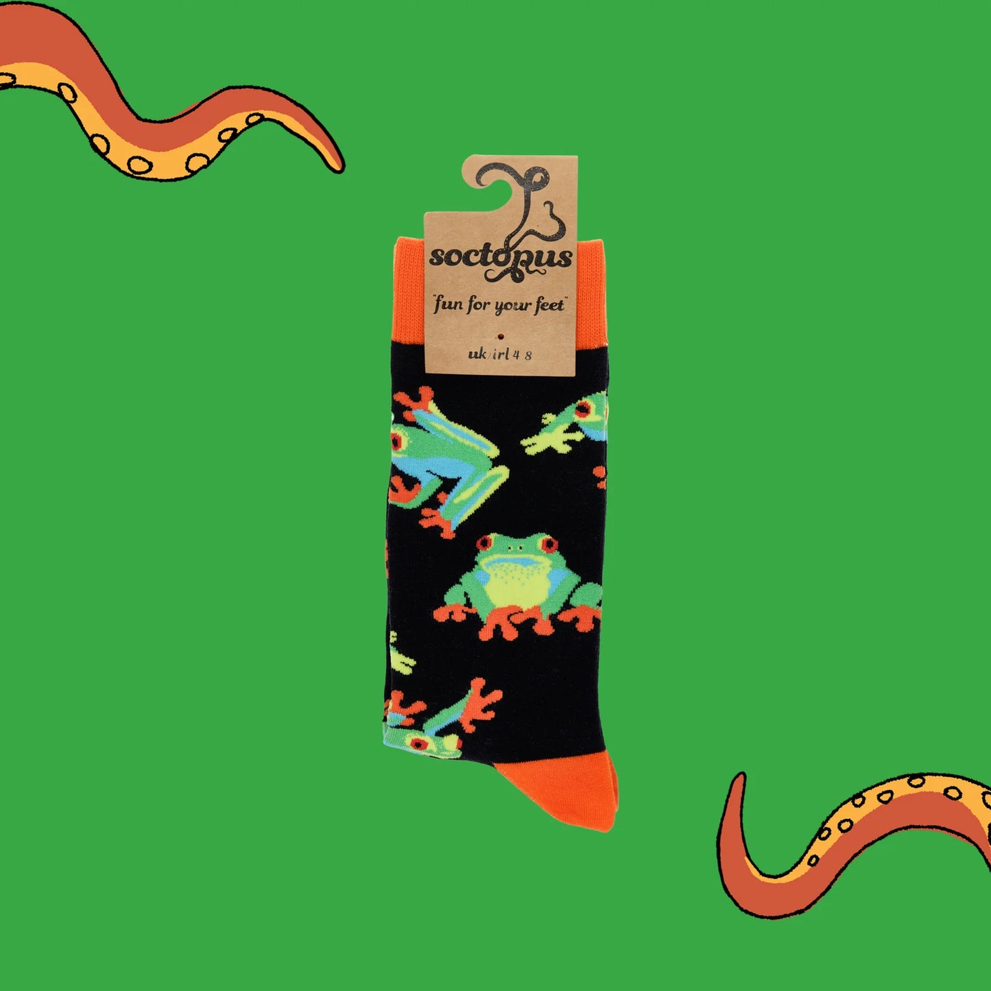 Soctopus Ribbit Socks