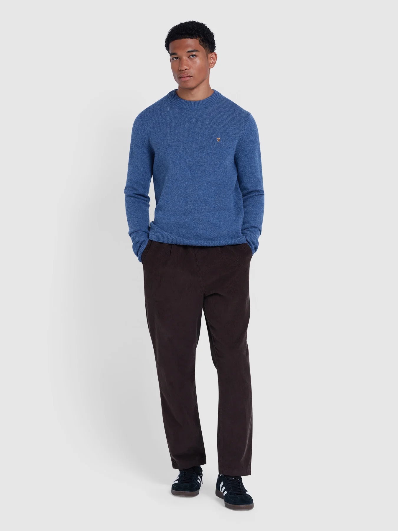 Farah Birchall Crew Knit