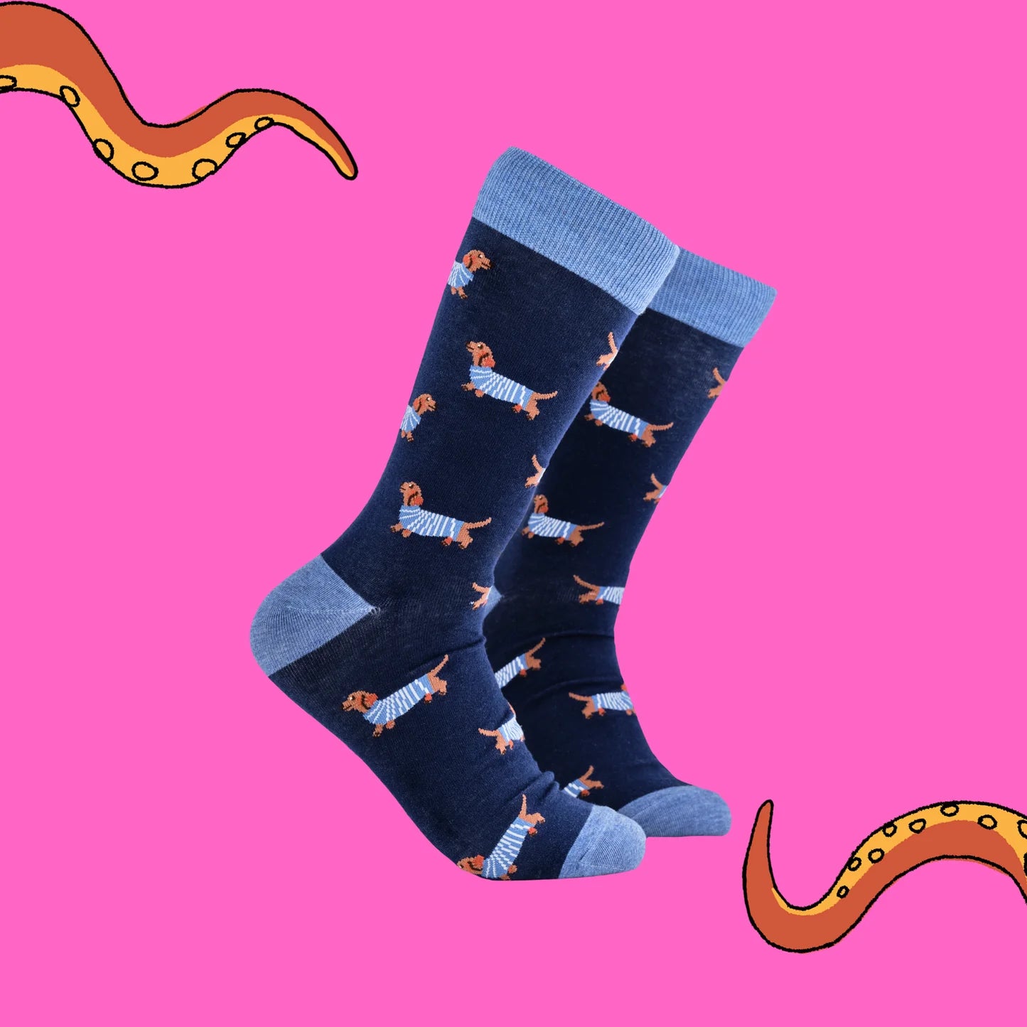 Soctopus Hot Dippity-Dog Socks