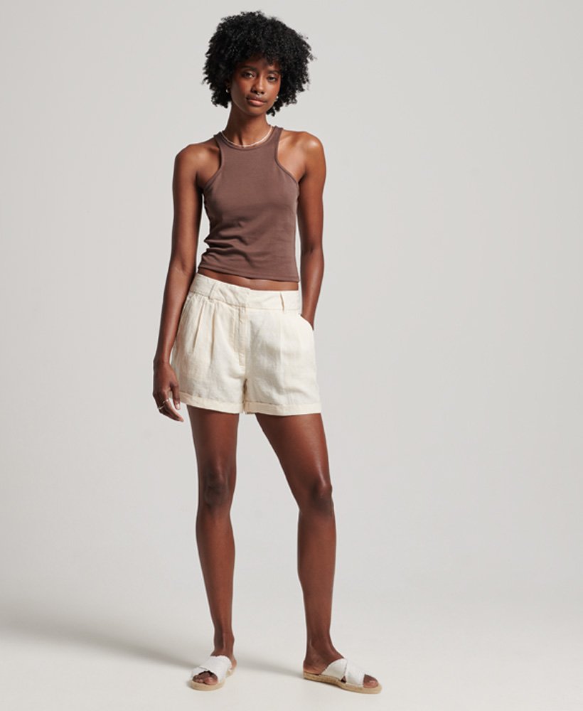 Superdry Studios Overdyed Linen Short