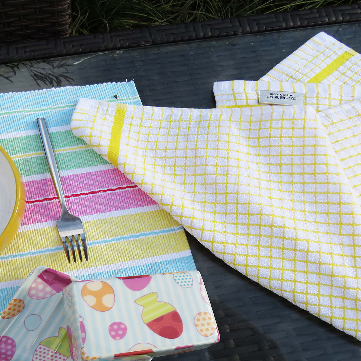Poli Dri Tea Towel Gold