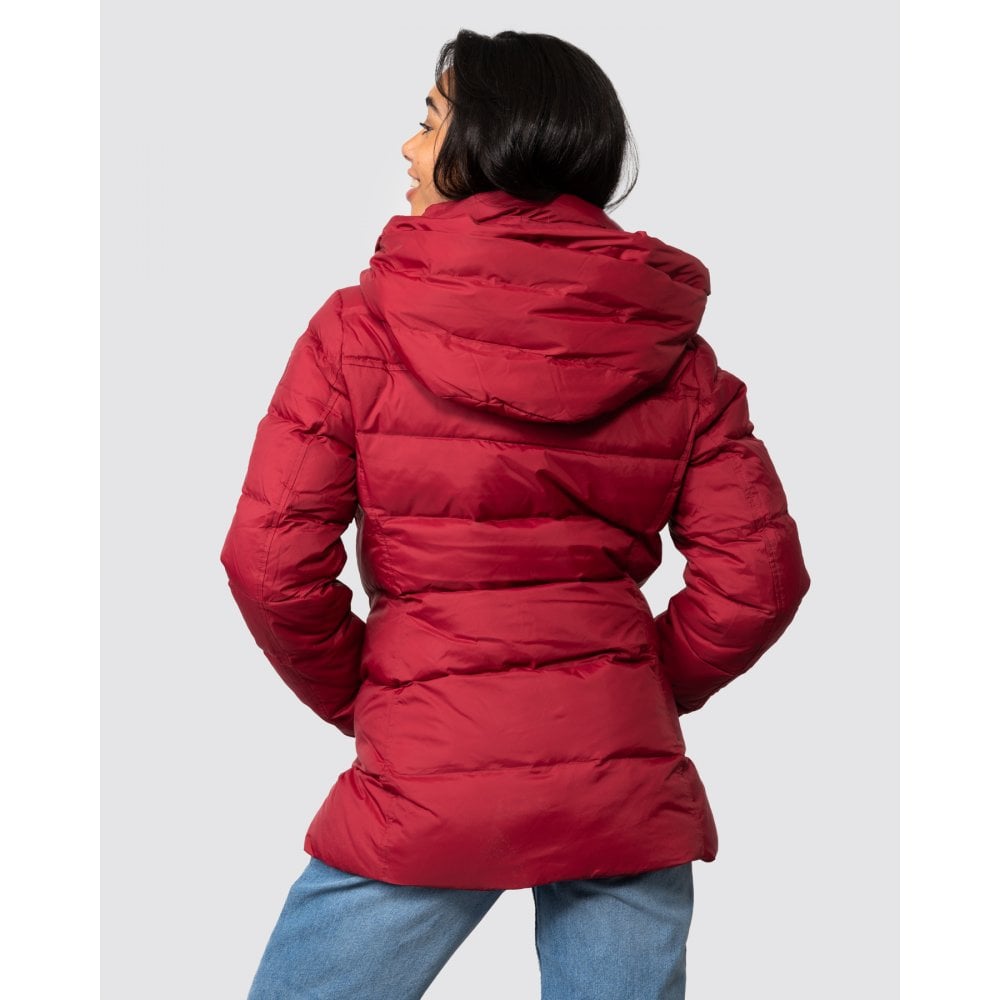 Tommy Hilfiger Womens Global Stripe Down Jacket