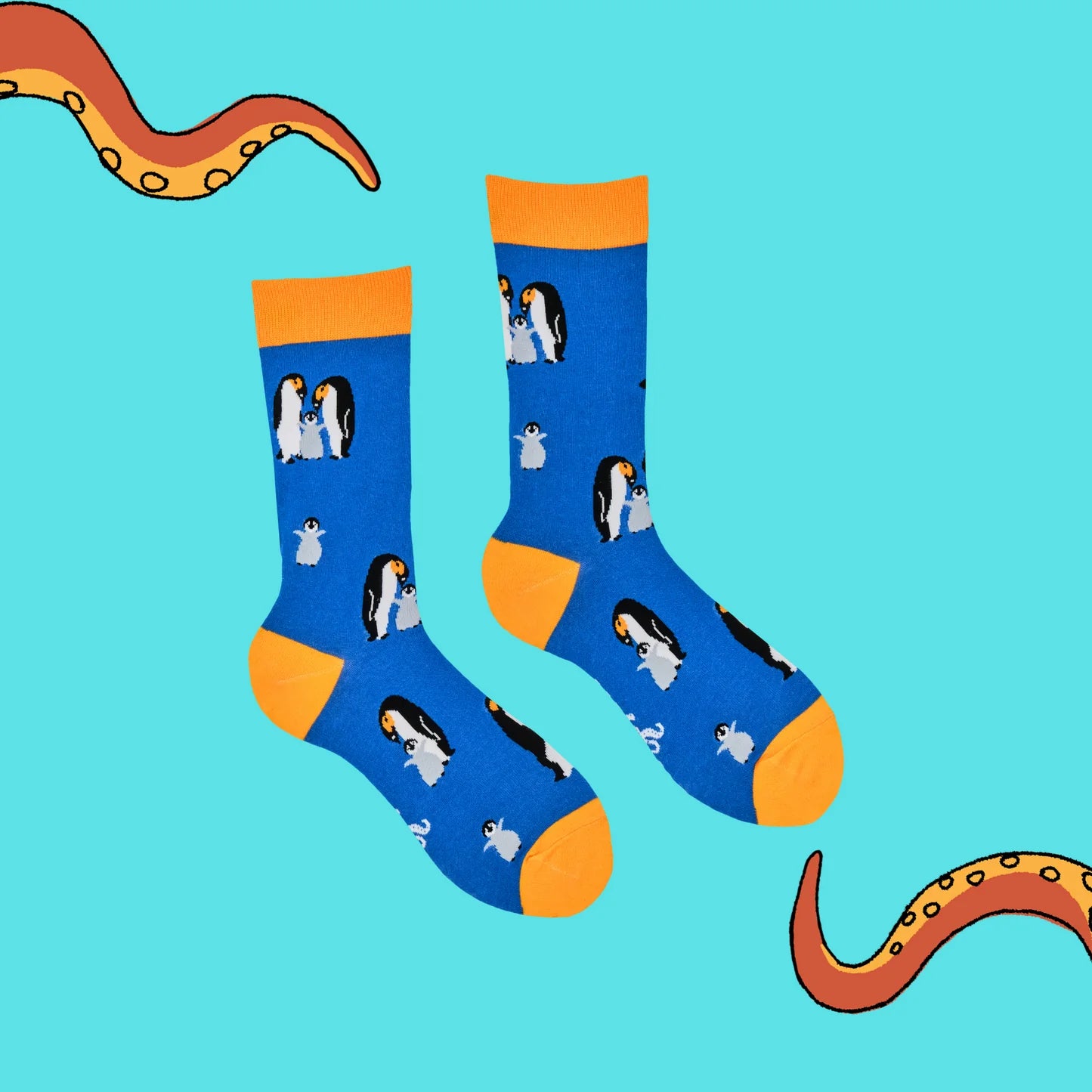 Soctopus We Are Family Socks