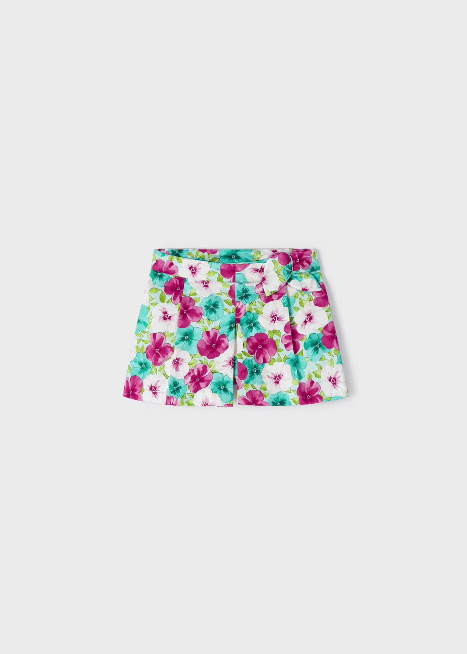 Mayoral Girls Print Satin Skort 3907