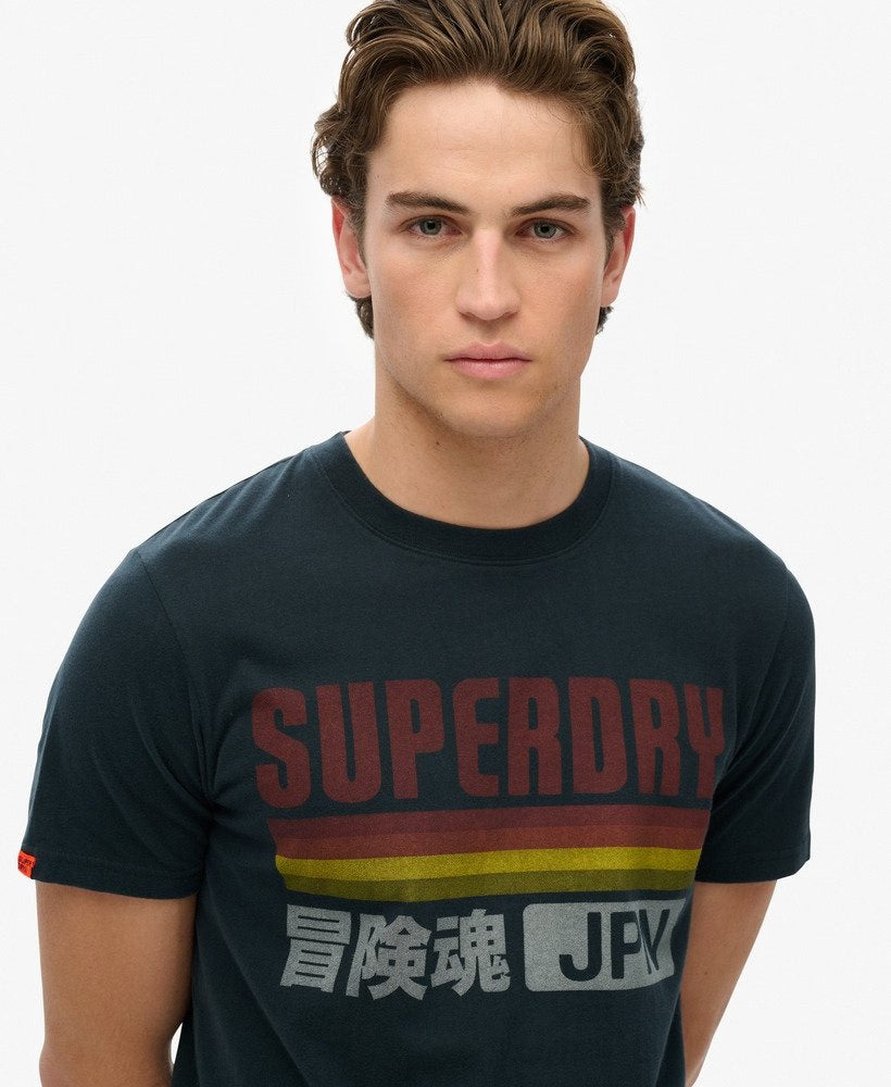 Superdry Japan Stripe Relaxed T-Shirt