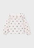 Mayoral Girls Bambula Print Blouse