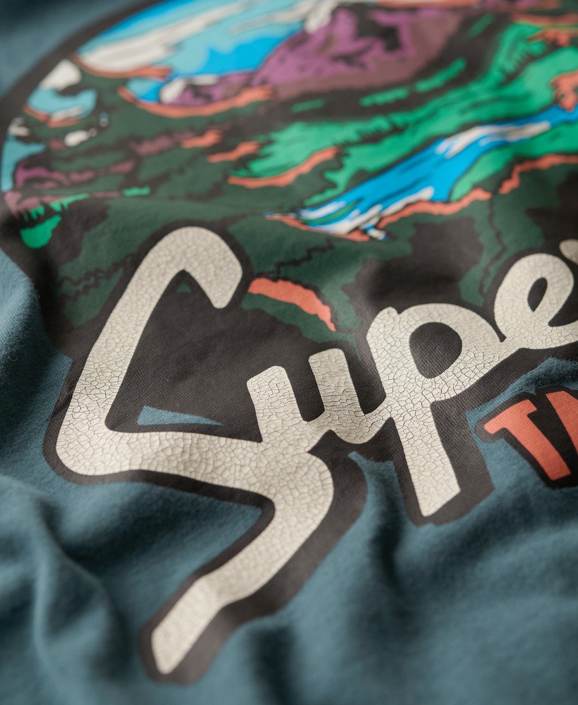 Superdry Travel Postcard Graphic T-Shirt