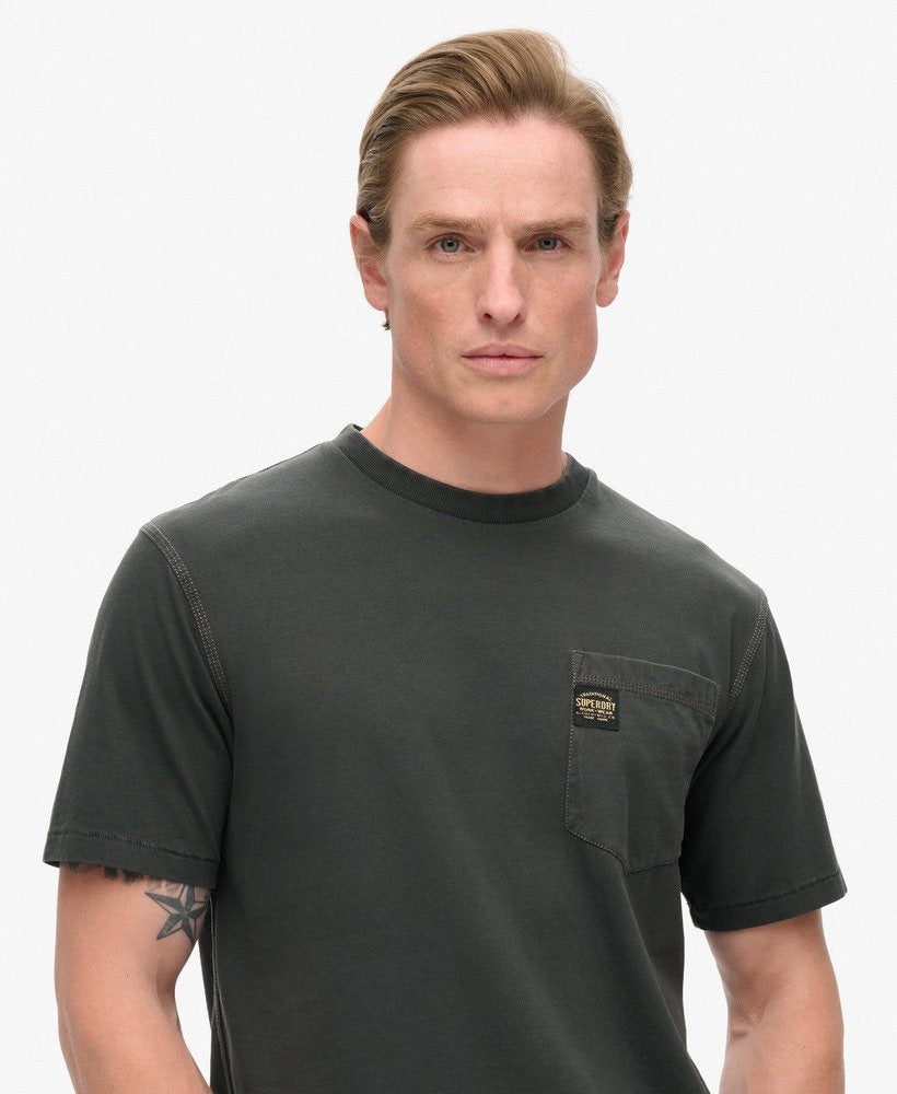 Superdry Contrast Stitch Pocket T-Shirt