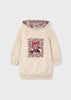 Mayoral Girls Hooded Sweatshirt Dress