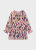 Mayoral Girls Printed Pleated Dress