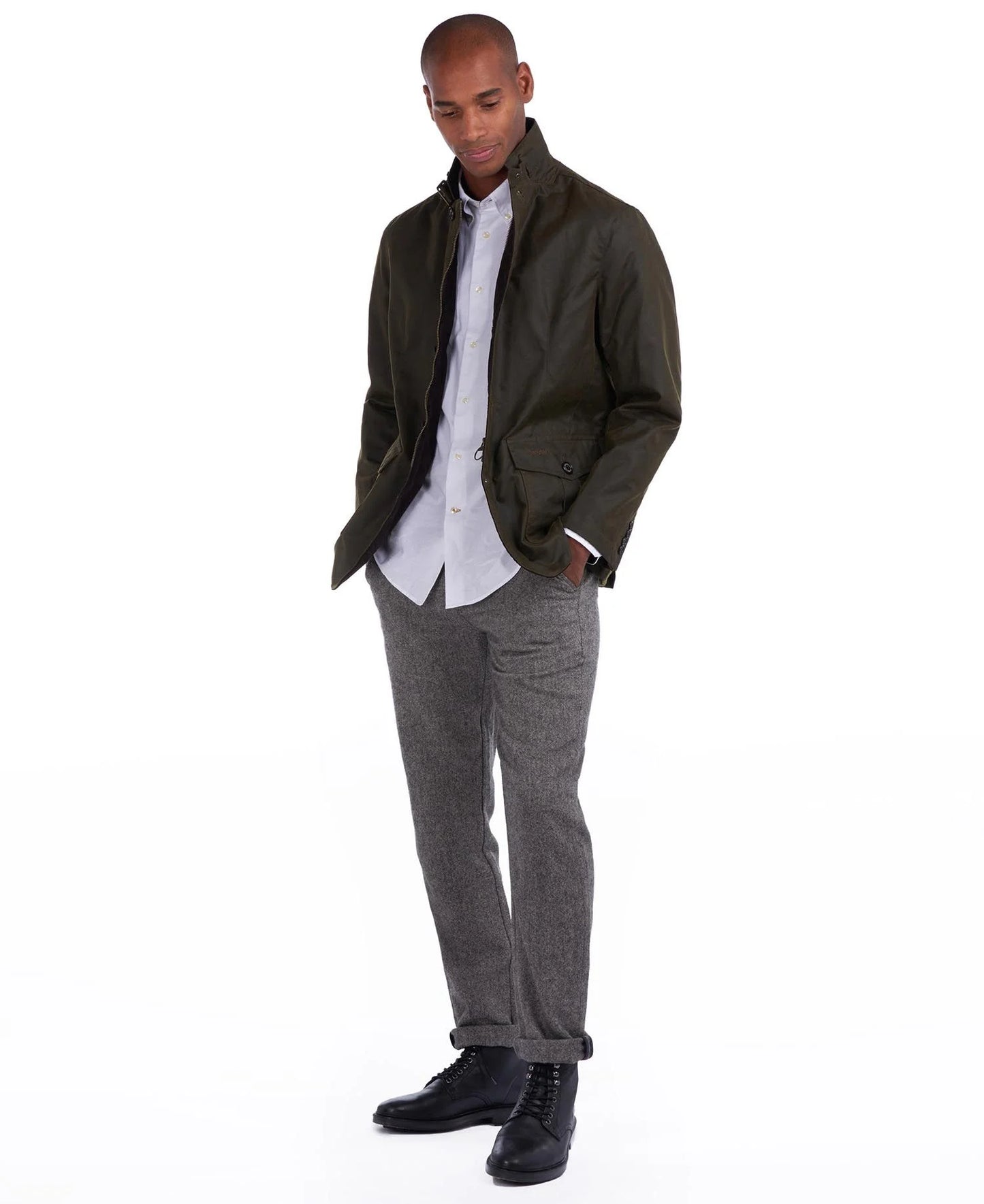 Barbour Lutz Wax Cotten Jacket