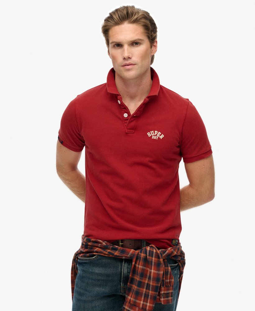 Superdry Vintage Athletic Embroidered Polo Shirt