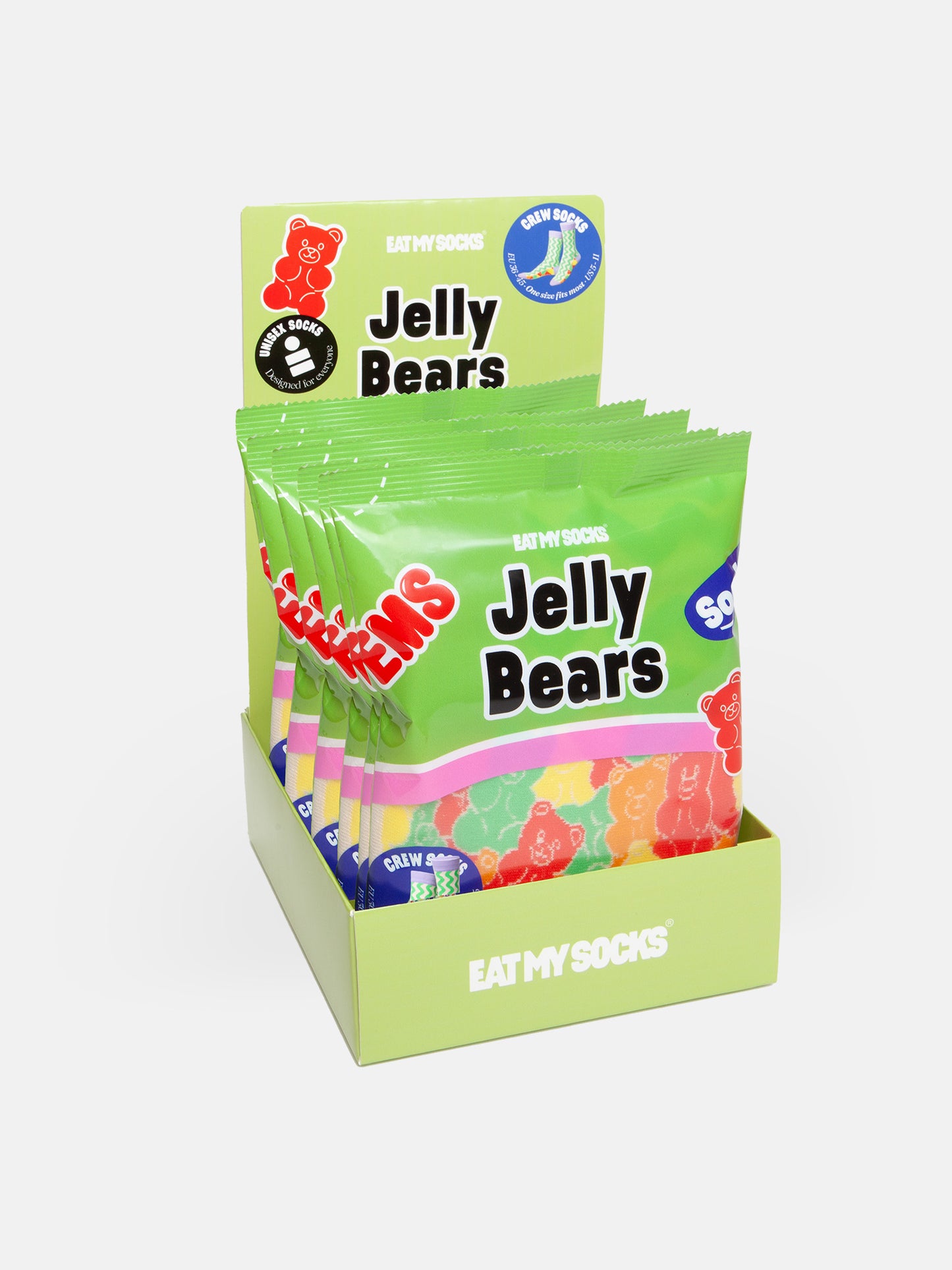Eat My Socks Jelly Bears Socks