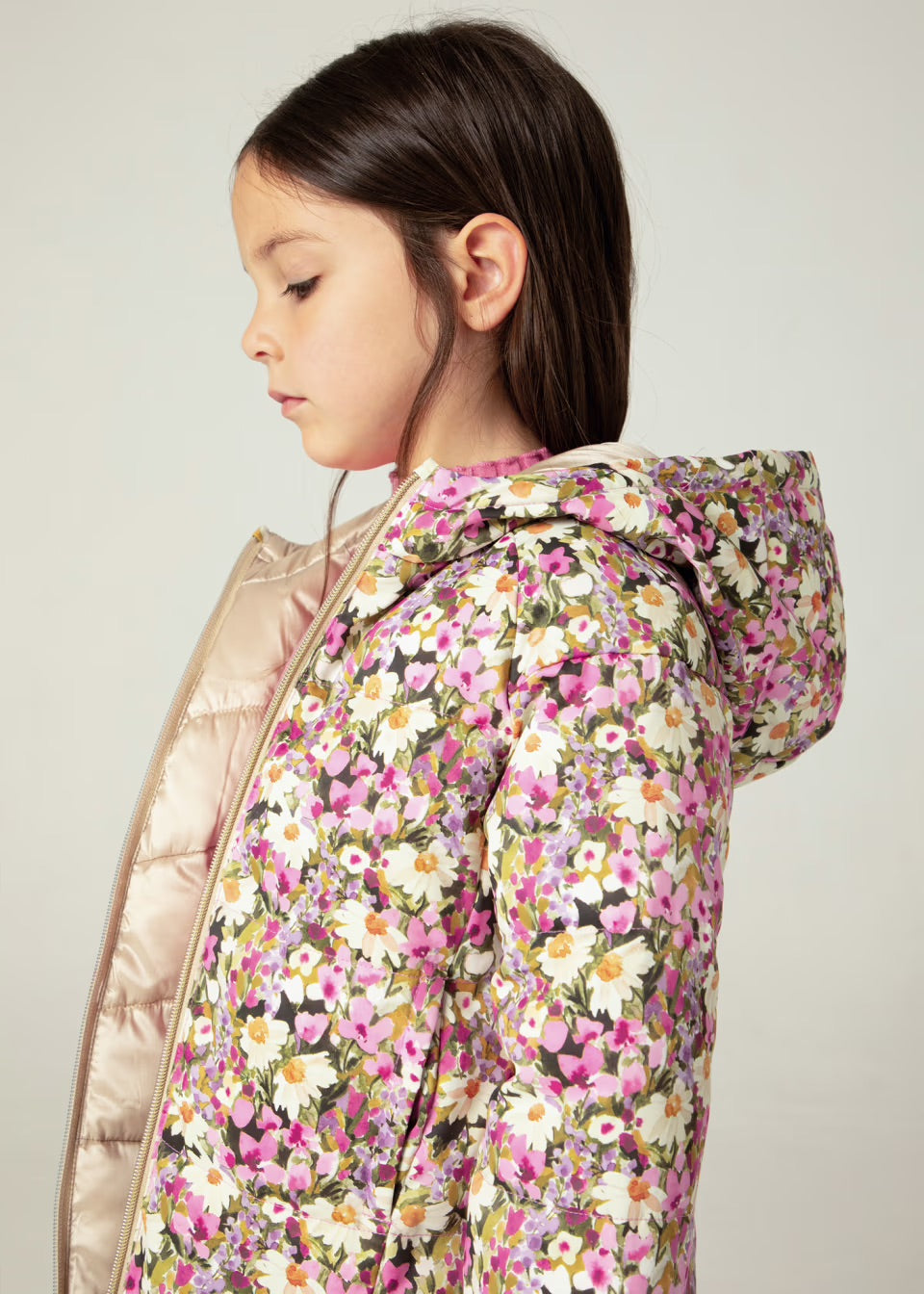 Mayoral Girls Reversible Coat 4494