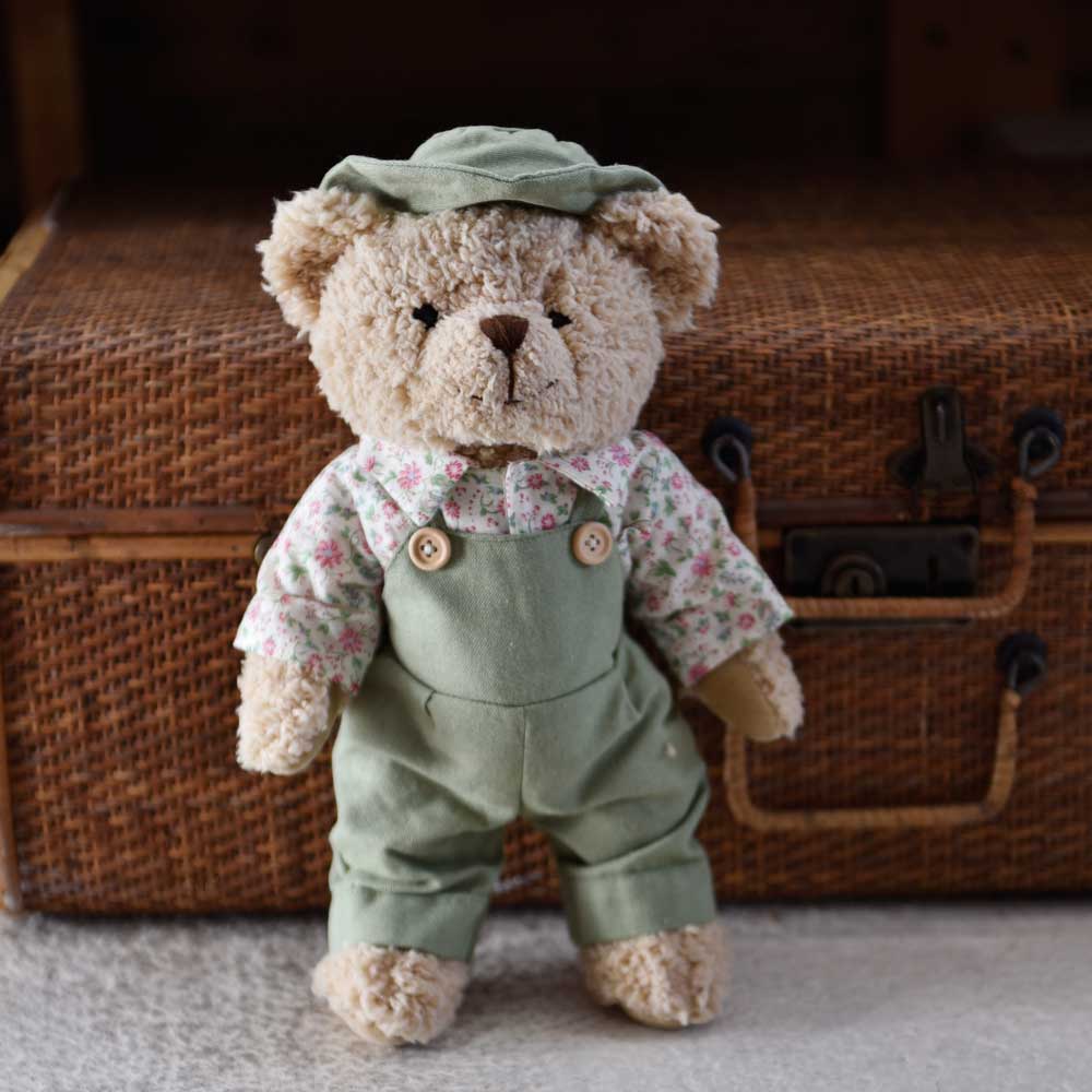 Powell Craft Teddy With Dungarees