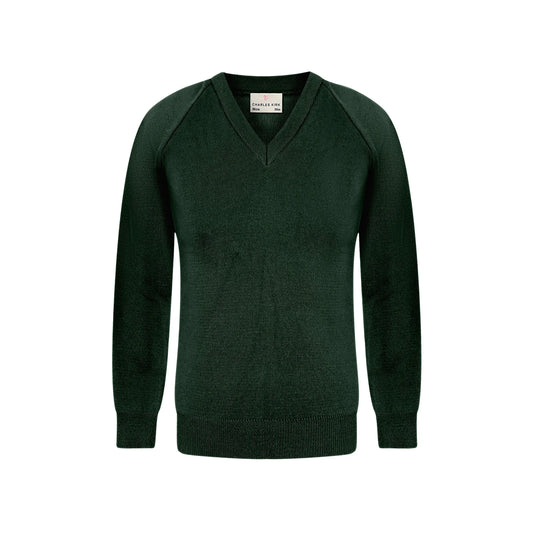 Bottle Green School Pullover