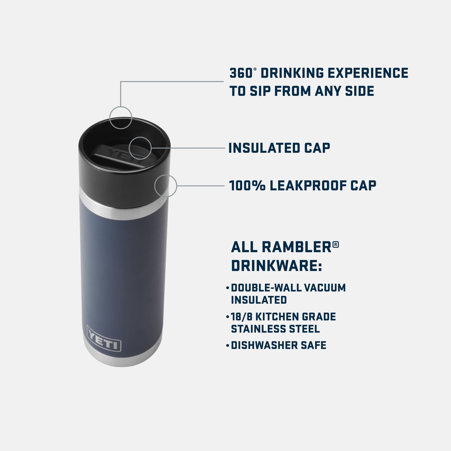 Yeti Rambler 18oz Hotshot Bottle