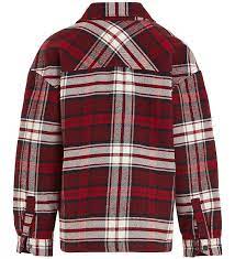 Tommy Hilfiger Boys Shearling Lined Tartan Overshirt