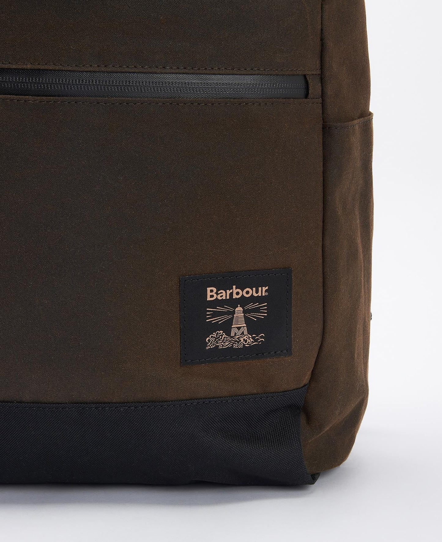 Barbour Field Roll-Top Wax Backpack