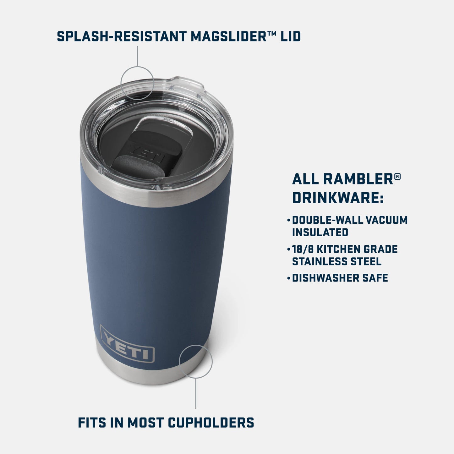 Yeti Rambler 20oz Tumbler