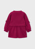 Mayoral Girls Embroidered Fleece Dress