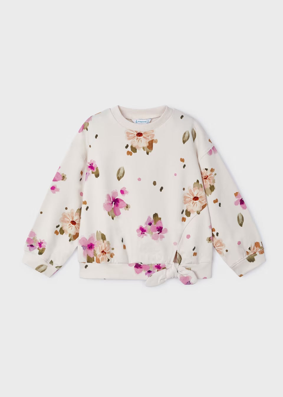 Mayoral Girls Floral Jumper 4481