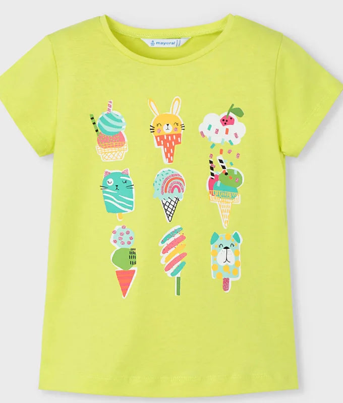 Mayoral Girls Print T-Shirt 3014