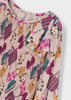 Mayoral Girls Printed Pleated Dress
