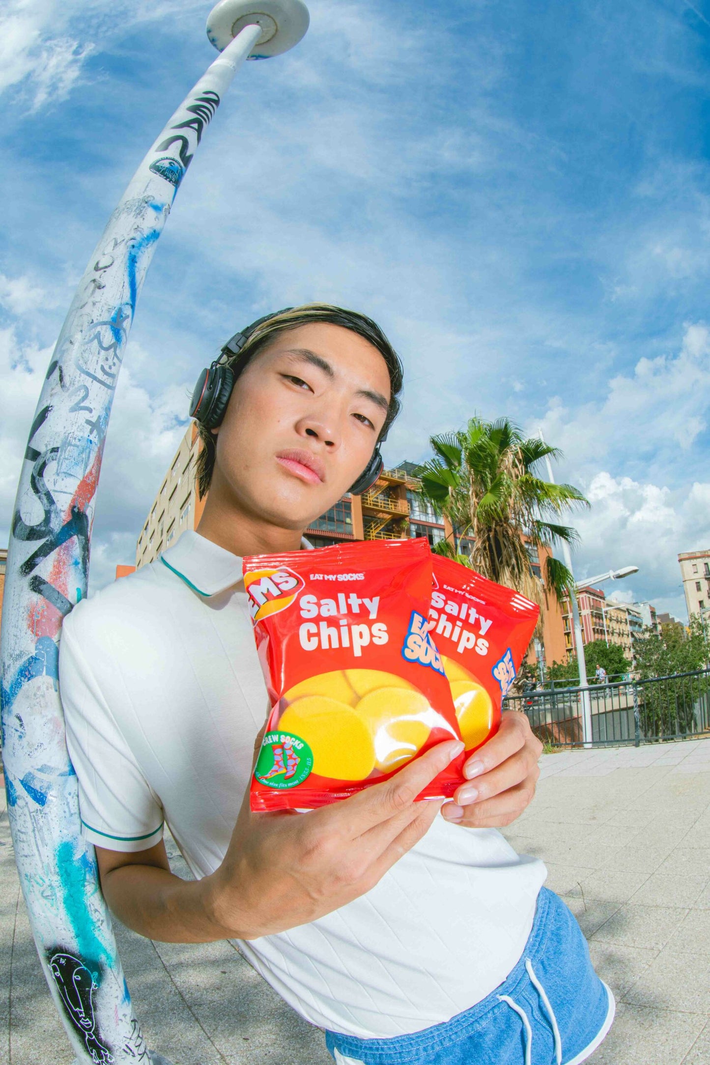 Eat My Socks Salty Chips Socks