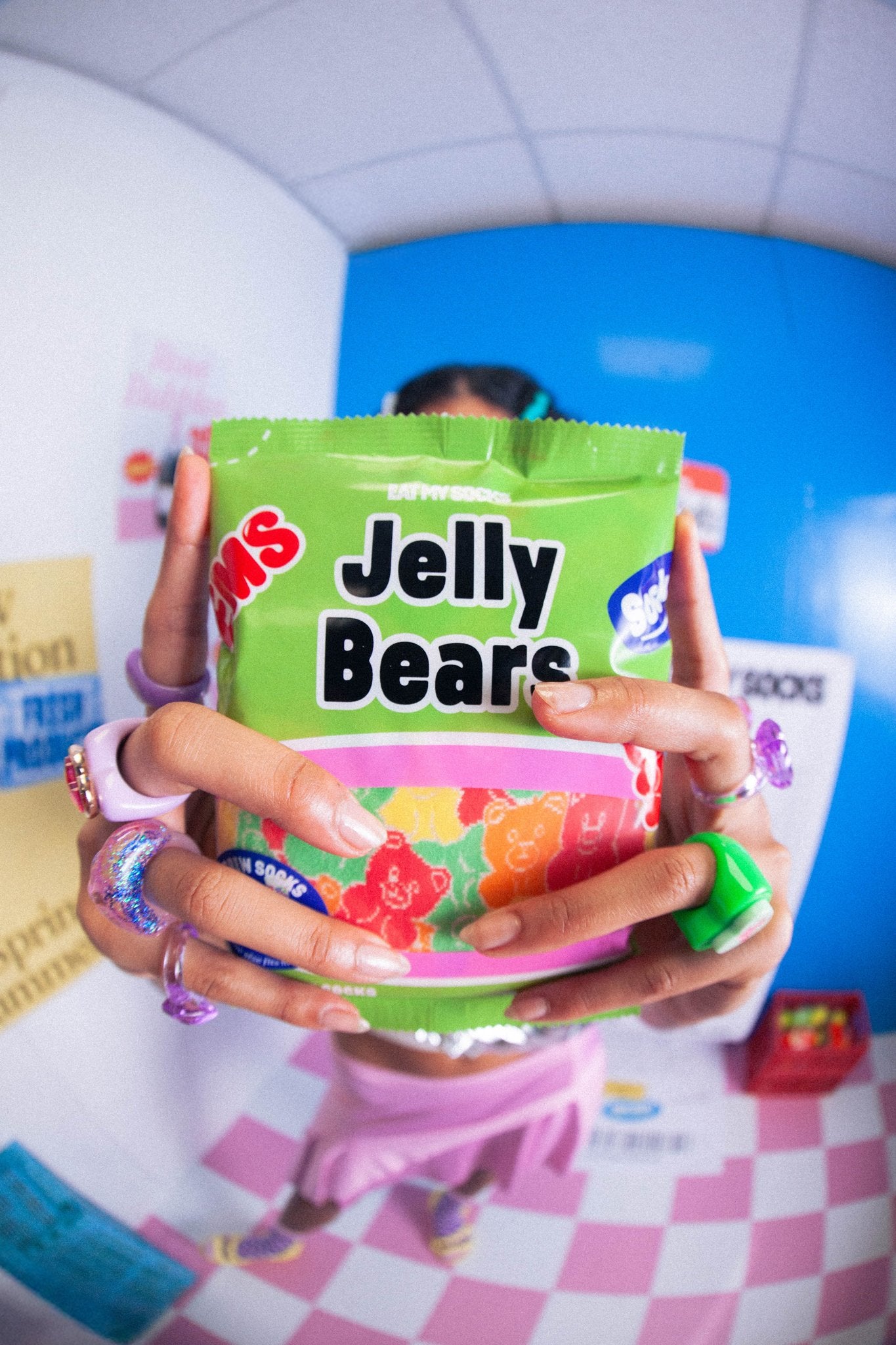 Eat My Socks Jelly Bears Socks