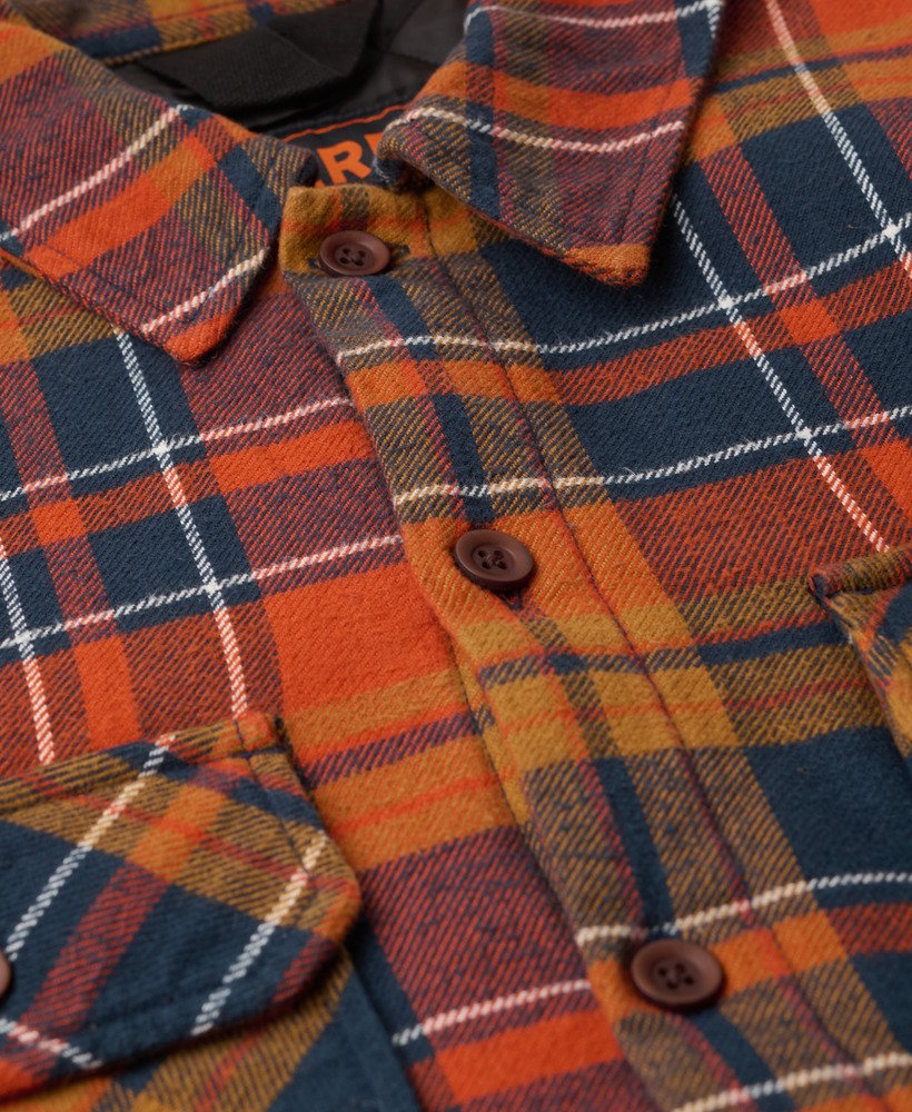 Superdry Surplus Check Quilt Overshirt